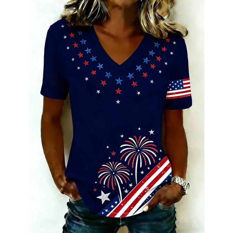 

Fashionable Women s V-neck Casual Short Sleeved T-shirt,Rretro Sports Style Casual Sportswear 5XL