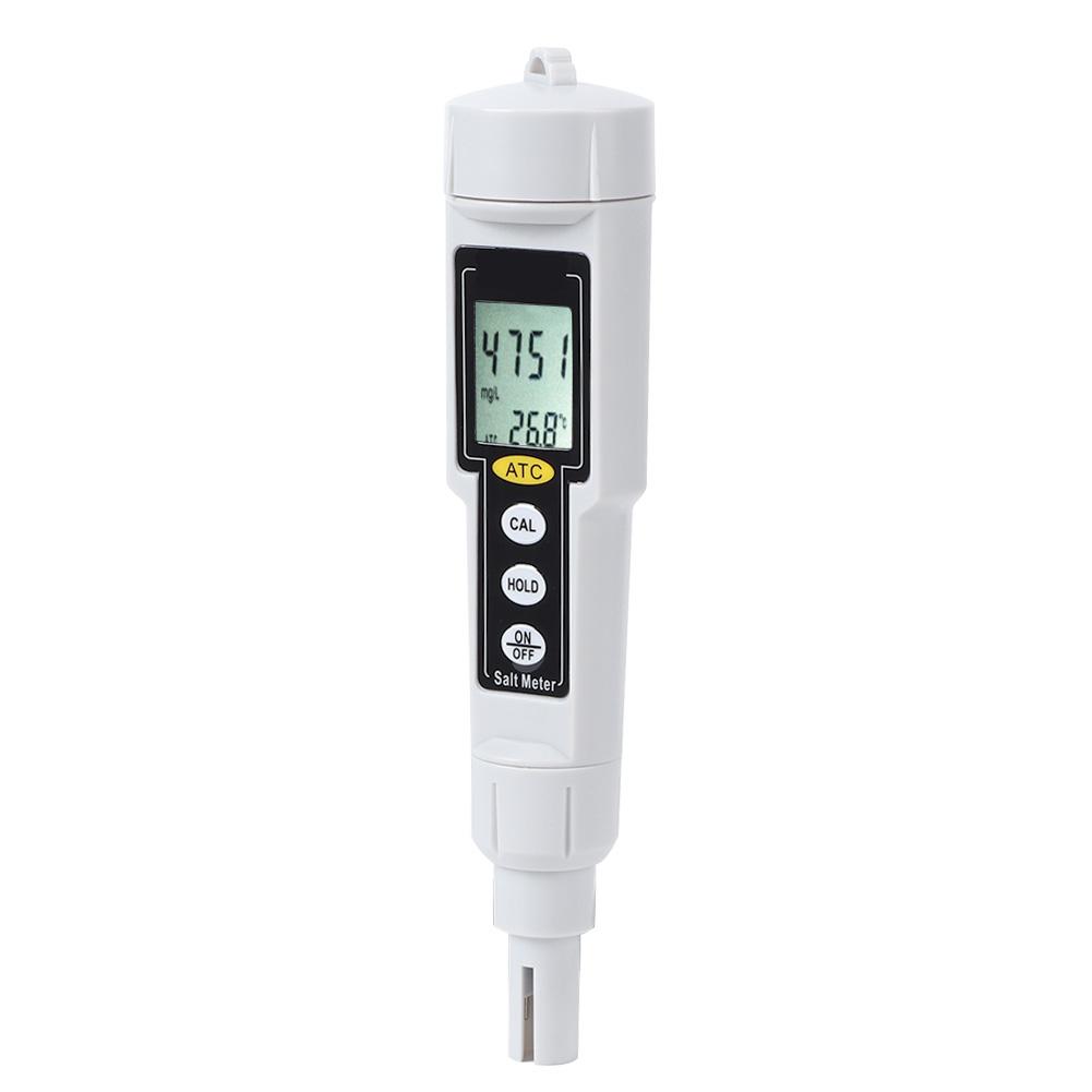 CT3081 Portable Digital Salinometer Salinity Temperature Humidity Tester Meter for Salt Water Pool