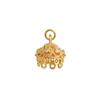 14K Gold Filled Zircon Crown Tassel Pendant Charm for DIY Jewelry.