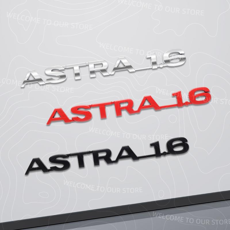 1 Pezzo Lega di Zinco VECTRA ASTRA 1.6 Logo Vauxhall OPC LINE GTC Portellone Auto Emblema Metallico 3D Adesivo Distintivo Posteriore Accessori