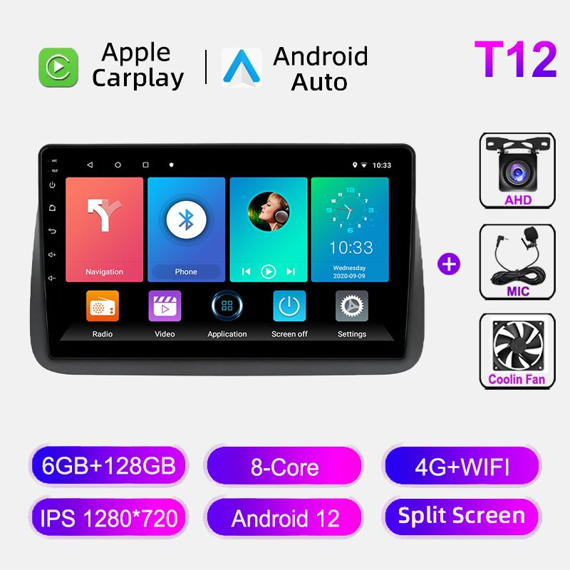 For Honda Stepwgn 2005-2009 WIFI 4G Head Unit Car Radio BT Android Auto Wireless Carplay GPS Navigation Multimedia Player No DVD