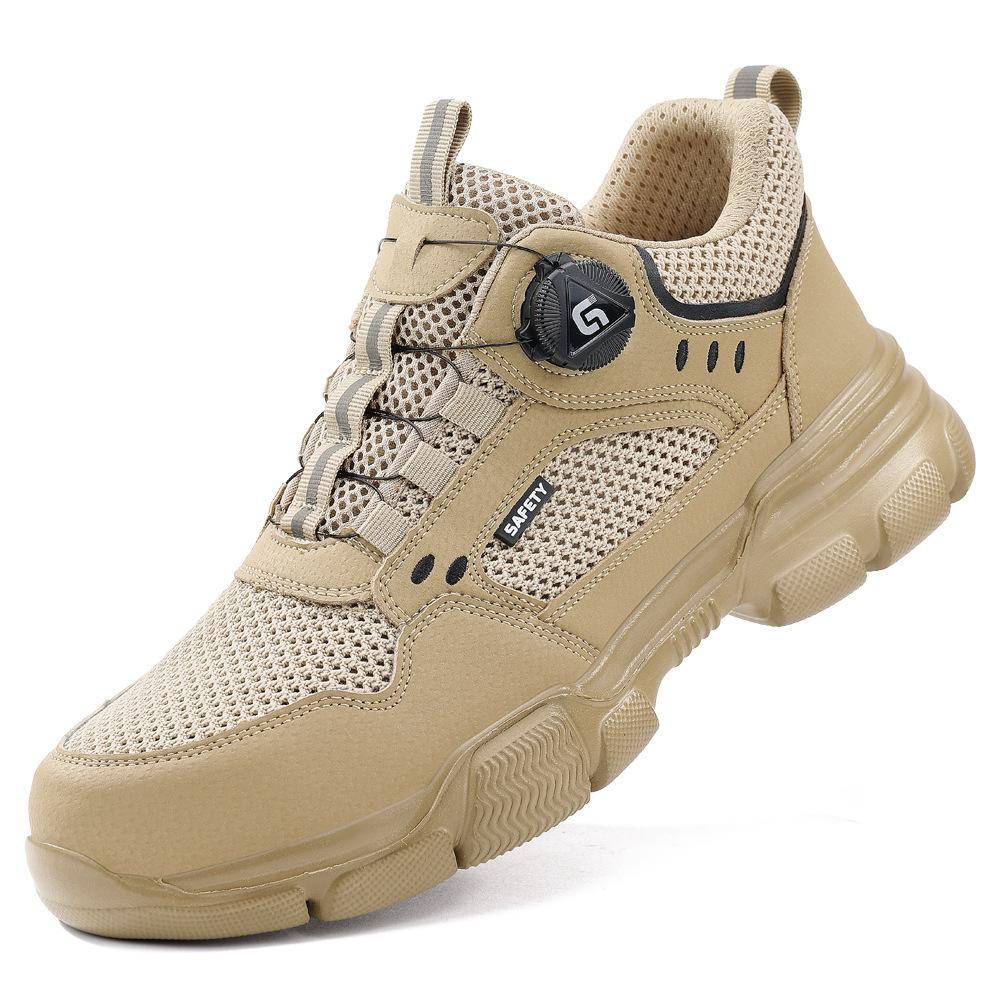 

2025 Лето Новые Унисекс Защитные Ботинки Мужские Рабочие Кроссовки Неразрушимые Защитные Ботинки Женская Обувь Мужская Обувь со Стальным Носком Спортивный Стиль 40