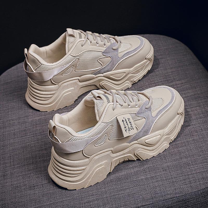 Ins New Dad Shoes 22 Spring Student Sports Shoes Street Shot Casual Heightening Shoes K1