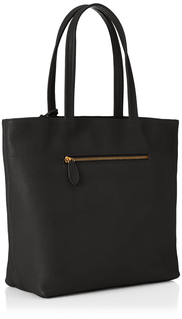 Tote-väska i koskinn A4 Vertikal Tote Svart [Peak Speak] Dam YT-3598