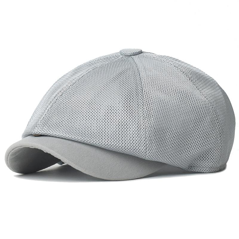 Buy Mesh Breathable Newsboy Hat Men 