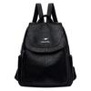 2024 Women's Casual Soft Leather Backpack - Large Capacity All-Match Schoolbag & Travel Bag