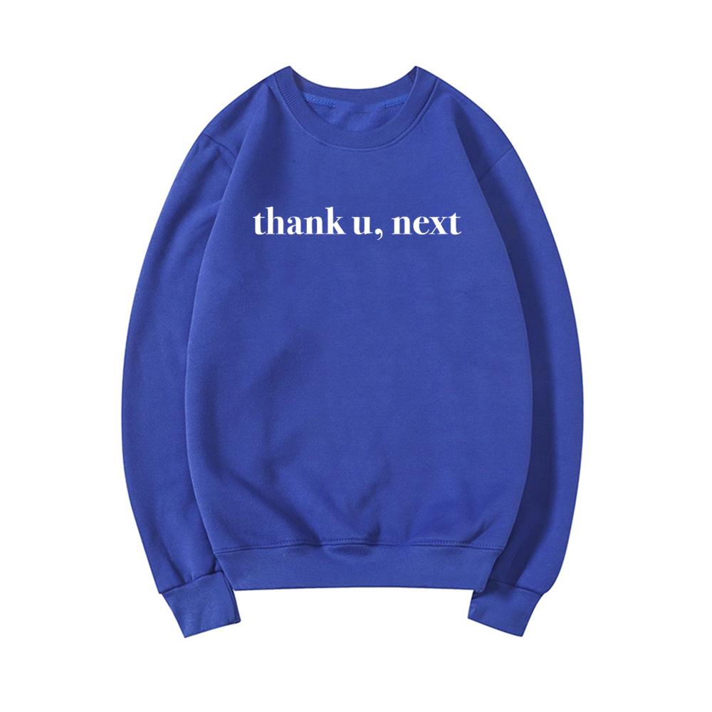 Bluza Thank U Next Damska Harajuku Graficzna Bluza z Kapturem Moda lat 90. Bluzy Crewneck Streetwear Casualowe Pulowery Prezent dla Fanów