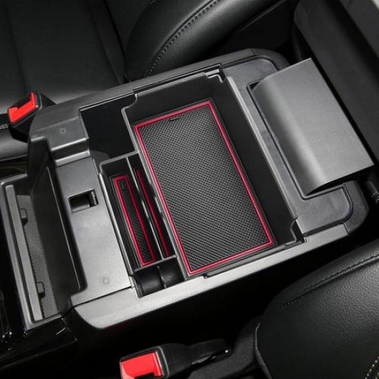 For -2026 Ford Explorer Center Console Armrest Storage Box Organizer Tray