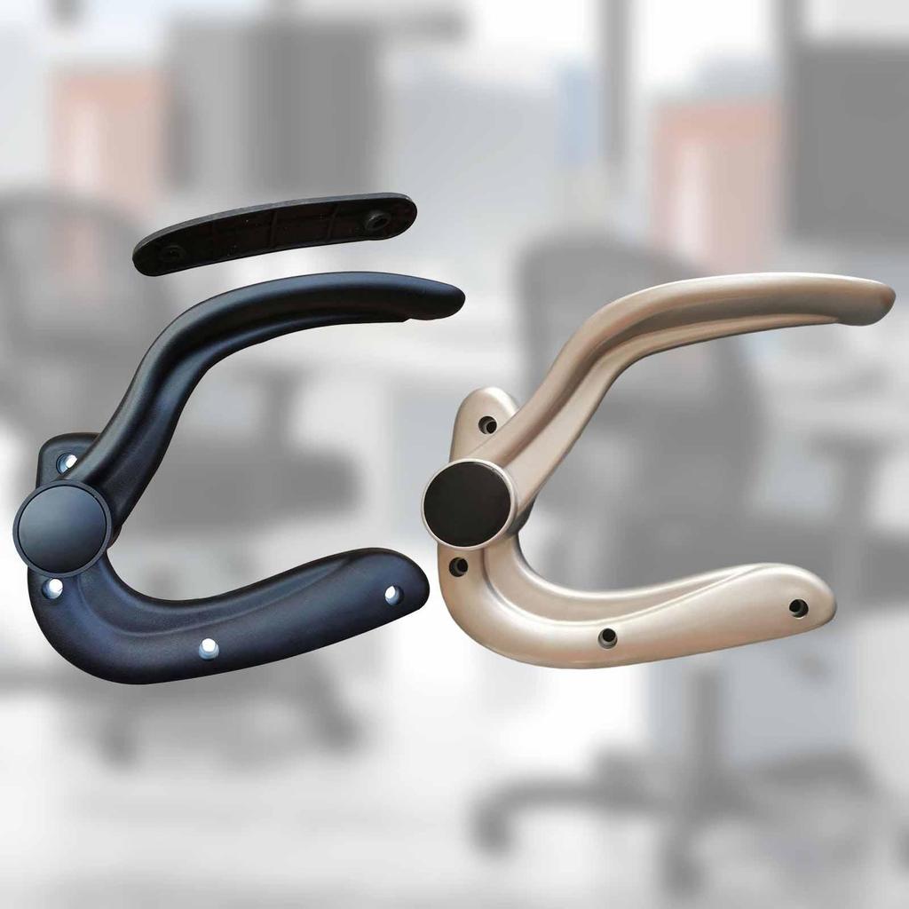 Zubehör für verstellbare Armlehnen von Bürostühlen, passend für die meisten Gaming-Stühle, stabile, universelle Ersatzteile mit Armpolstern für Chefsessel