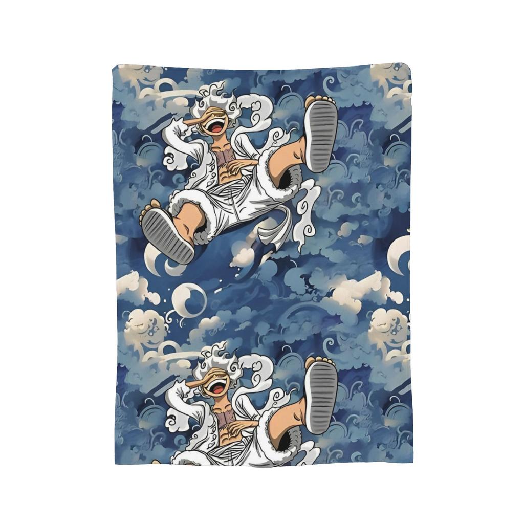 Fire Fist Ace Monkey D Luffy Blankets Flannel All Season Breathable Soft Throw Blanket for Sofa Outdoor Bedspreads