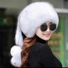 Fox Raccoon Hair New Winter Hat Women's Imitation Fur Thickened Versatile Mongolian Ear Protector Mother Bag Head Princess Hat