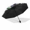 1pc Sheep Shaun Automatic Folding Umbrella, Portable Collapsible Design, Casual Outdoor Accessory L1127126