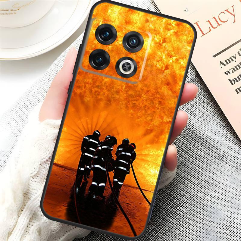 Firefighter Fire Fireman Cover For OnePlus 15 13 13R 13T 12 12R 10T 11 10 Pro OnePlus Nord 5 CE 4 3 Lite N20 N30 Case
