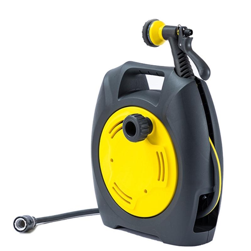 Garden Retractable Hose Reels Storage Rack for Garden Watering Car Washing Pet
