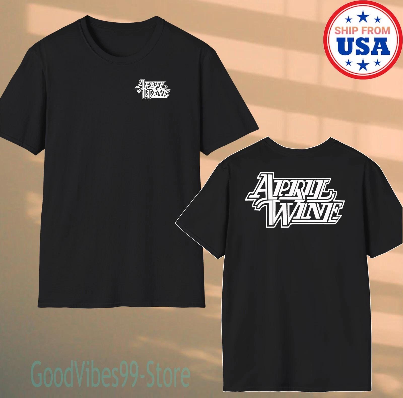 

APRIL WINE Men s Black Size S-5XL S