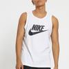 Nike Tank Tops Men's White Crew Neck Moderate Straight Fit AR4992-101