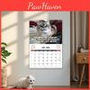 Calendario Murale Gennaio Yousheng 2026 Dicembre 2026 2026 Pianificatore Mensile 12 Mesi Calendario da Parete Con Immagini Divertenti di Cani e Gatti Per Scuola Casa Ufficio