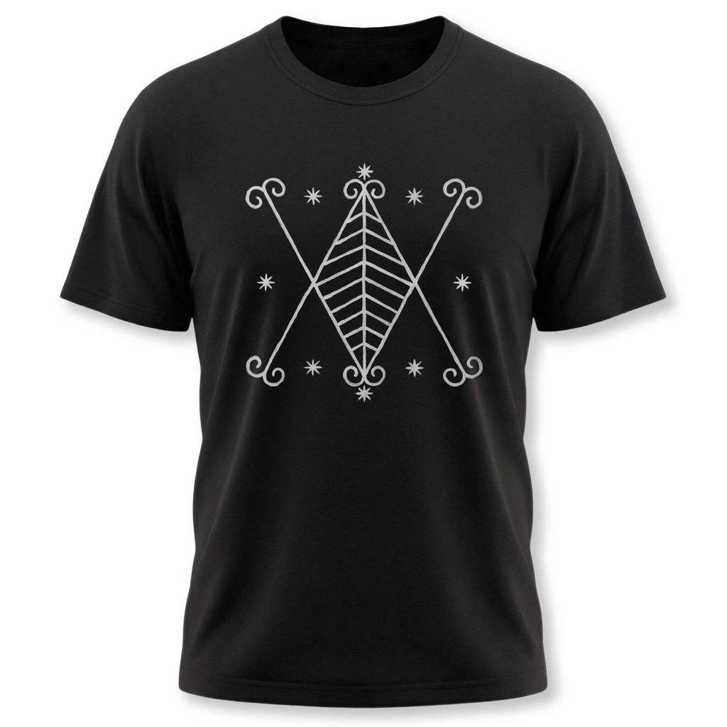 Ayizan Veve T-Shirt - Sacred Geometry & Voodoo Art Tee