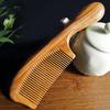 Sandalwood Comb Fine Teeth Scalp Massage Comfortable Grip Wooden Hair Comb for Home Use