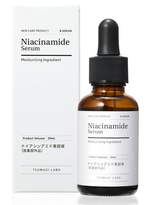 Tsumugi Labo Niacinamide Serum 30ml Made In Japan High Concentration Wrinkle Improvement Whitening Glycyrrhizic Acid Hyaluronic Acid TSUMUGI LABO