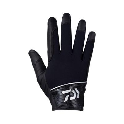 Daiwa Offshore Cold Protection Gloves Black Silver 2XL Fishing DG-7223W