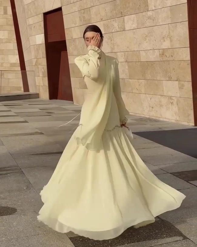 Elegant European Long Sleeve Retro Dress 2026