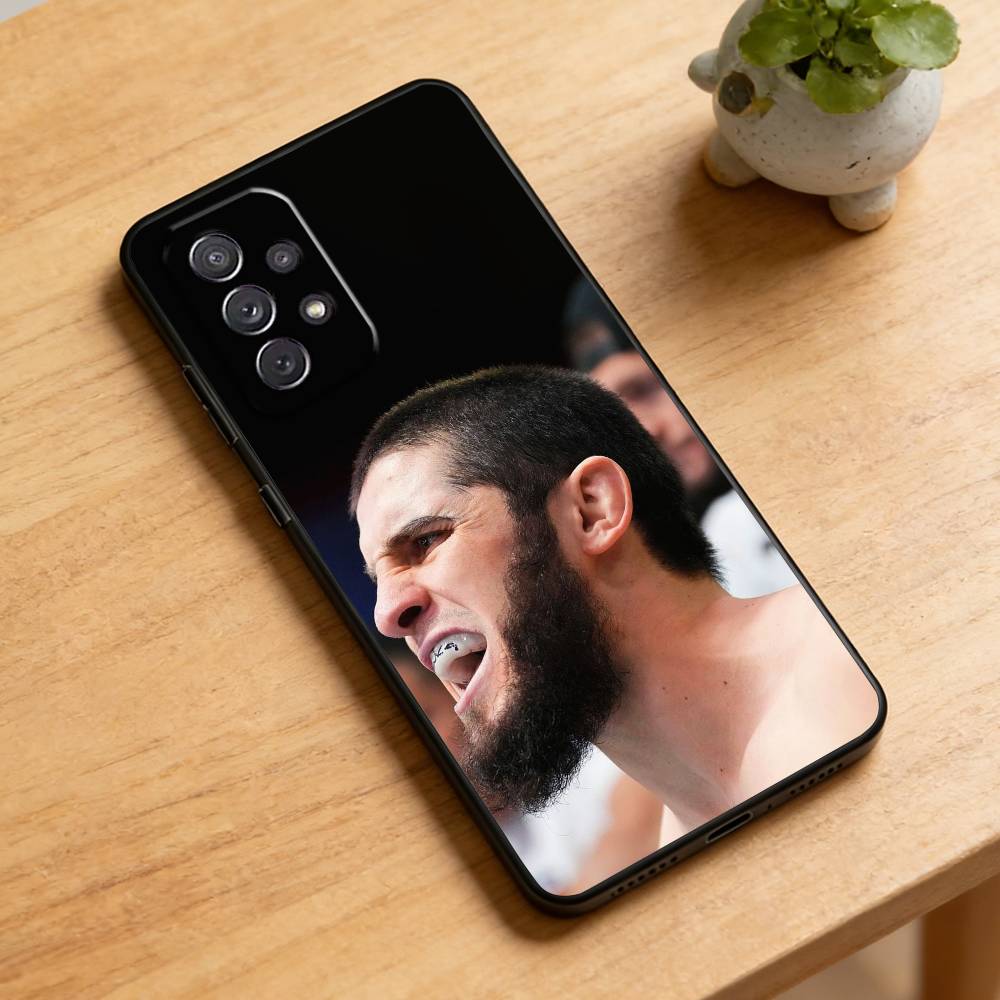 I-Islam Makhachev  Phone Case For Samsung Galaxy A73,A72,A71,A70,A52,A51 Others Soft Black Cover
