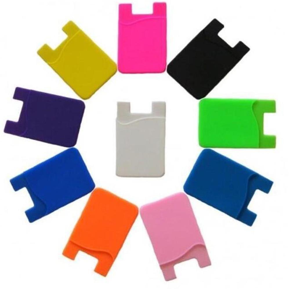 Wallet ID Card Adhesive Mobile Phone Pocket Phone Card Holder Phone Cash Holder Phone Card Pocket