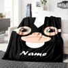 Custom Name Gremlins Theme Printed Blanket - Perfect for Couch, Bed, Travel & Outdoor Use | Machine Washable, Cozy & Durable.