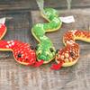 2025 Snake Mascots Toy Stuffed Animals Toy Refrigerator Magnets New Year Stuffed Snake Figure Toy Mascots for Kids