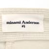 unused minami Anderson Corduroy pants M Ivory Men's Used