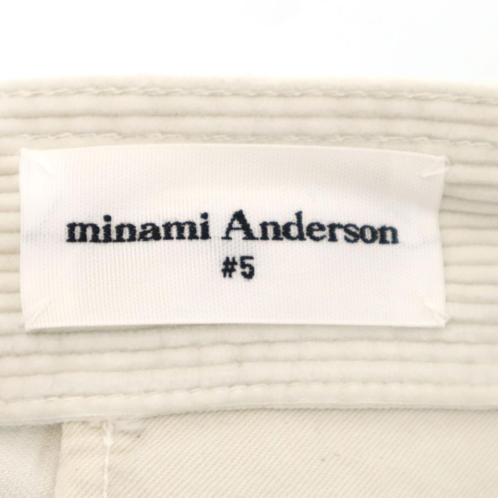 unused minami Anderson Corduroy pants M Ivory Men's Used