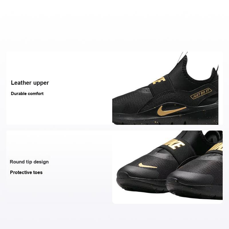 Детские кроссовки Nike Flex Runner 4 PS Черный Металлик Золотой IM6736-001 28