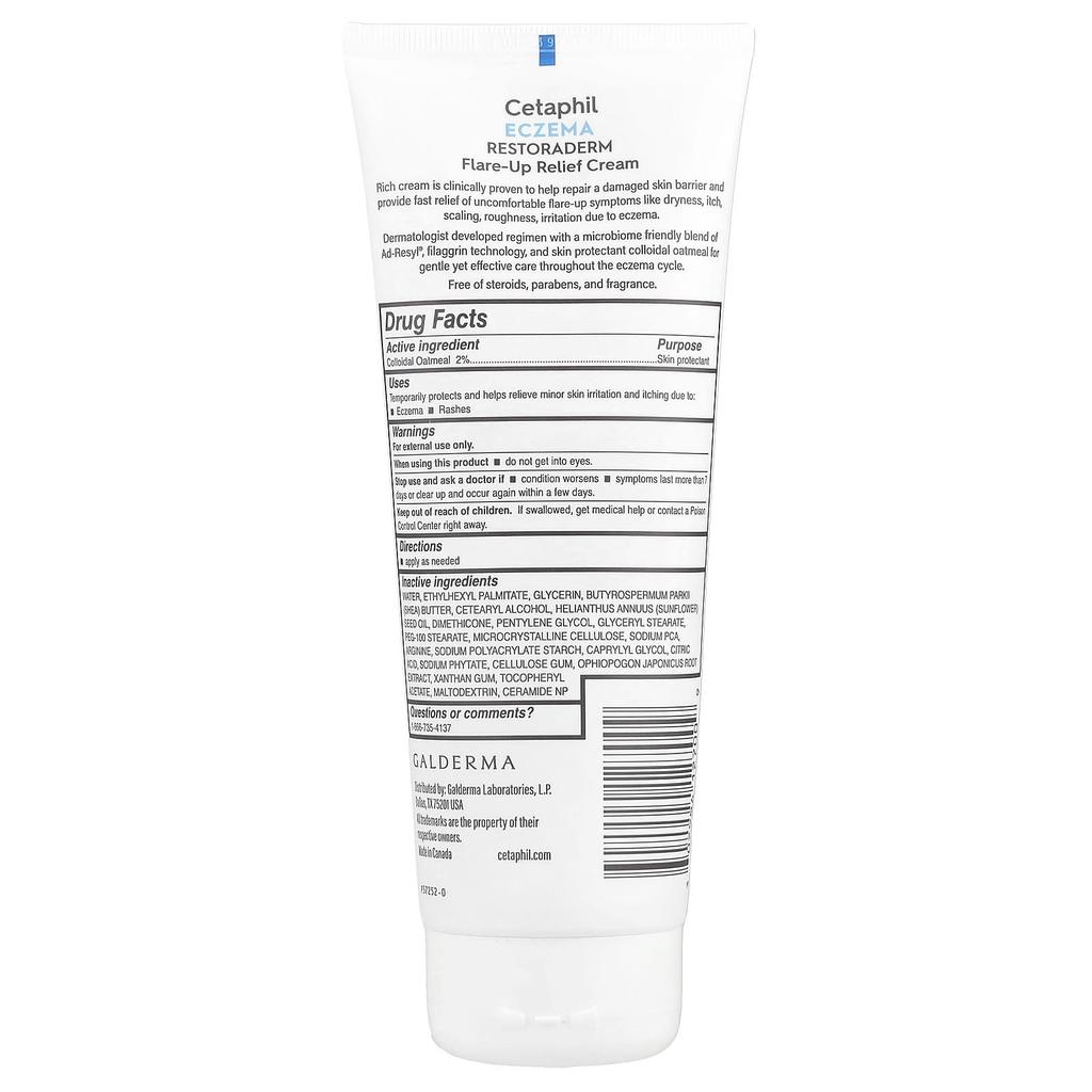 Eczema, Restoraderm® Flare-Up Relief Cream, 227G(8Oz)