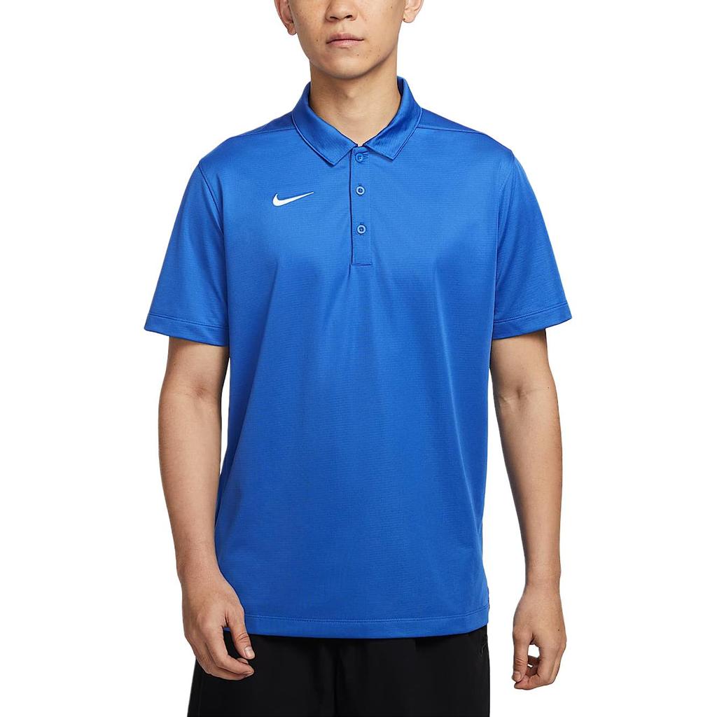 New Nike Dri Fit Polo Shirt Men's Royal Blue IB8831-450