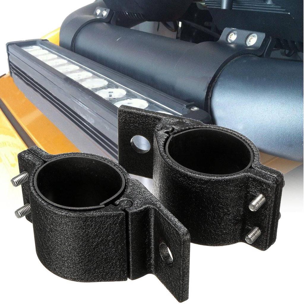 2pcs fit 49-54mm Bull Bar Roll Tube Mounting Bracket Clamps LED Light 2pcs fit 49-54mm Bull Bar Roll Tube Mounting Bracket Clamps LED Light