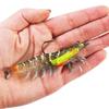 WeiHe 12g 9cm 8cm 8g7 Colors Artificial PVC Shrimp Soft Fishing Lure Luminous Bait For Fishing Activity