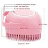 Pet Bath Massage Brush Puppy Dog Cat Grooming Cleaning Soft