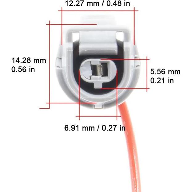 Engine Coolant Temperature Sensor Switch Sender Connector Wiring harness Compatible with TOYOTA 4RUNNER AVALON CAMRY CELICA COROLLA LAND CRUISER