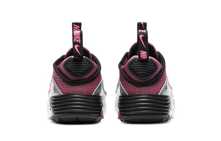 Sneakers Nike Air Max 2090 Fashion Breathable Low top Running Shoes Black Pink Infant And Toddler
