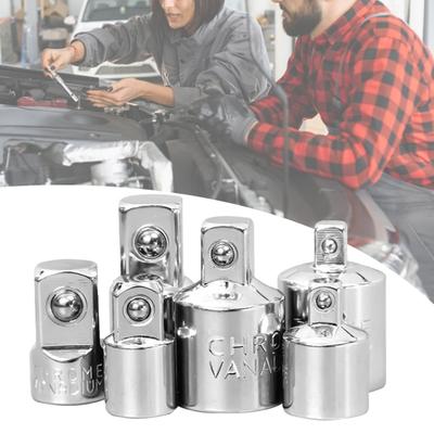 1/4inch 3/8inch 1/2inch Ratchet Wrench Adapter Anti-dropping Slot Corrosion-resistant Durable Professional Socket Converter Power Drill