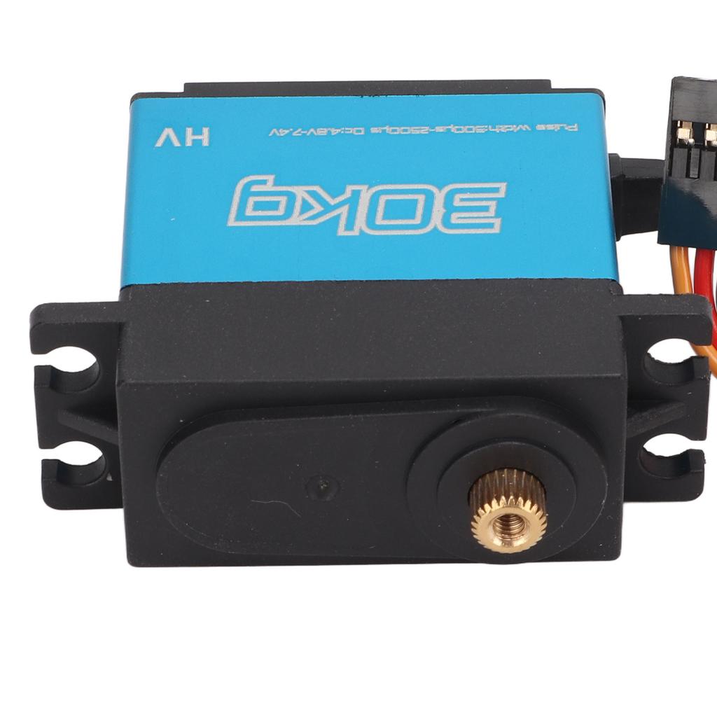 4Pcs 30kg RC Metal Gear Digital Servo with 25T Metal Servo Arm for 1/10 Remote Control Car Plane