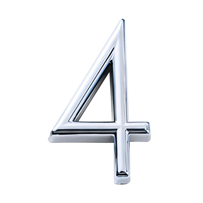 1PC 3D House Number Door Number Plate Door Plate ABS Resin Sticker Address Sign Home Decor