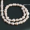 1String, Handmade Peanut-shaped Pearl 8×15mm, White Natural Freshwater Pearl Beads for Jewelry Making DIY Necklace Bracelet Crafts, Women Gift 36cm