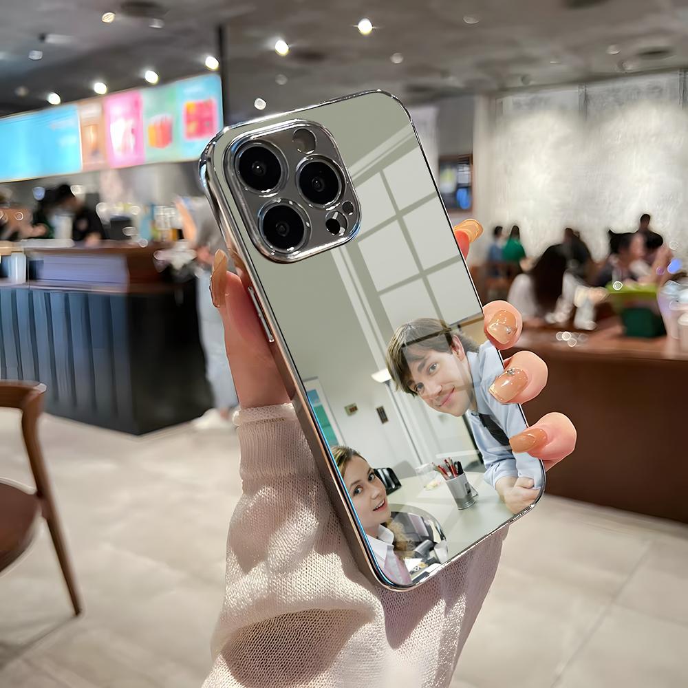 The Offices TV Phone Case For IPhone 17 Pro Max 15 Pro 16 14 Plus 12 13 Mini 11 Pro Shockproof Electroplated Glass Cover