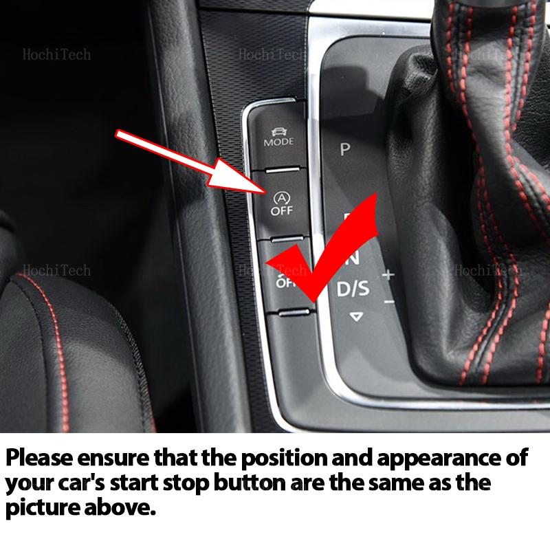 For Volkswagen VW Golf7 Golf MK7 7 Passat B8 B8.5 Car Automatic Stop Start Engine System Off Device Control Sensor Plug Cable Pushbutton Switches 3