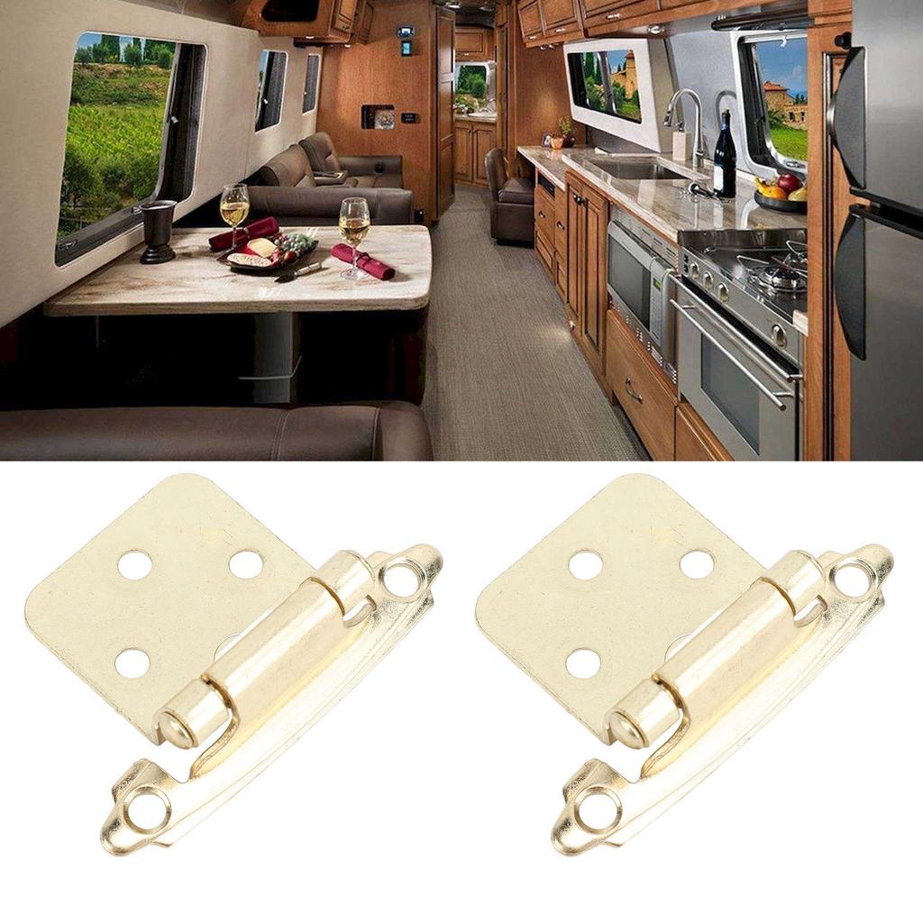 RV Cabinet Hinge 1Celsius2in Overlay Self Closing Cabinet Hinge Hardware for Rv Boat Bathroom Kitchen