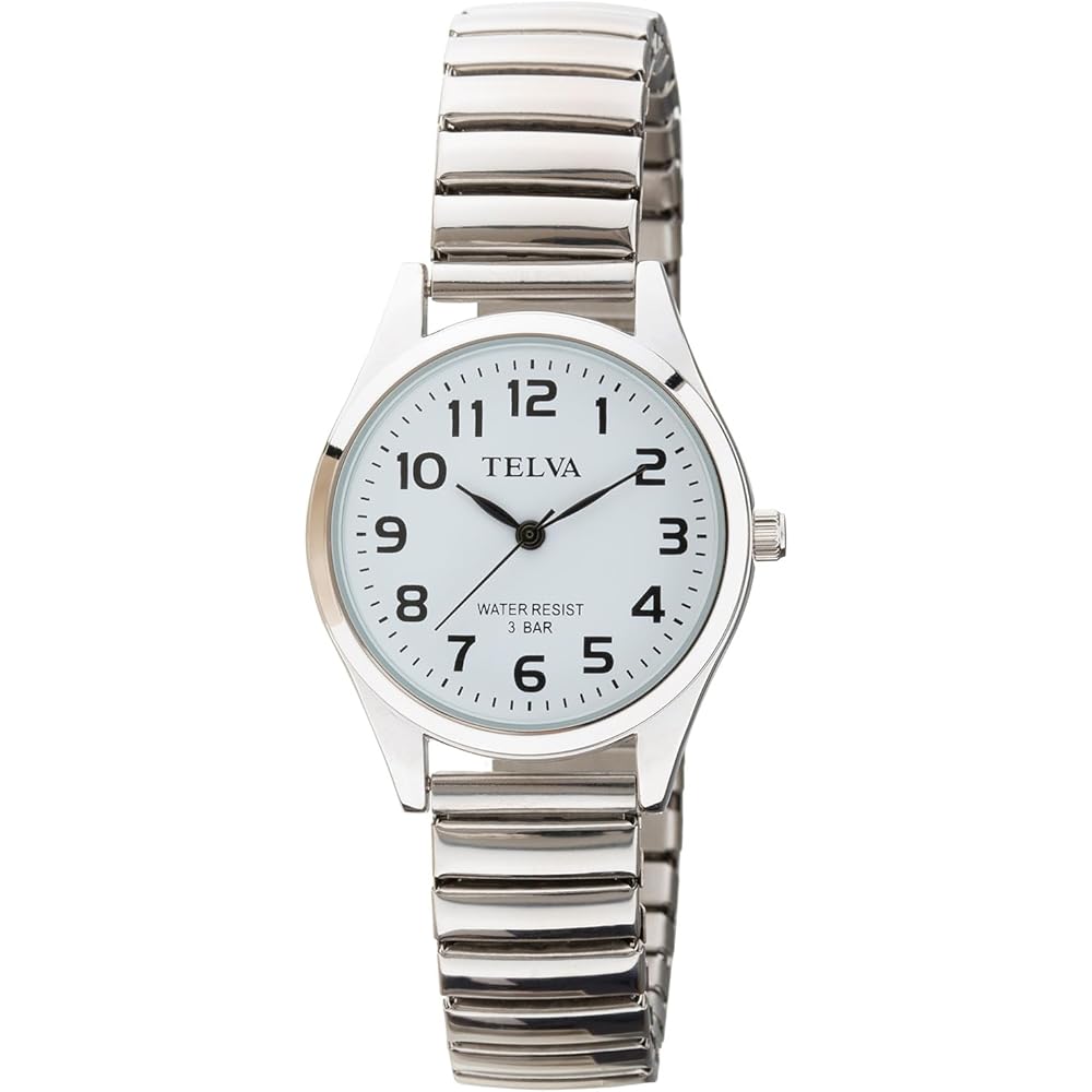 Crepha Analog Quartz Watch White Silver Stainless Steel Band 14mm Waterproof Women s