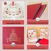 3D Pop-up Birthday Cake Greeting Card with Customizable Message and Logo for Employees and Customers