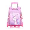Capybara Unicorn Trolley School Bag for Girls - 2023, Detachable & Stair-Climbing